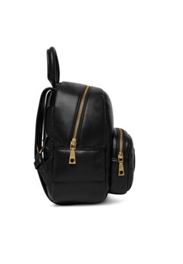 Love Moschino - LOVE MOSCHINO Plecak JC4332PP0OKM0000 Czarny. Kolor: czarny. Materiał: skóra