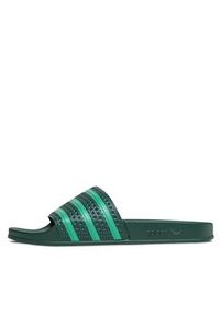 Adidas - adidas Klapki Adilette Slides FZ6455 Zielony. Kolor: zielony. Materiał: syntetyk