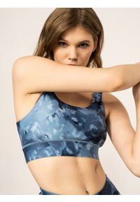 outhorn - Biustonosz sportowy. Materiał: elastan, poliester, materiał. Rodzaj stanika: wyciągane miseczki. Wzór: gładki, nadruk #6