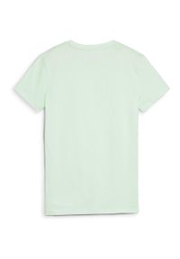 Koszulka damska Puma ESS Logo Tee. Kolor: wielokolorowy, zielony. Materiał: bawełna