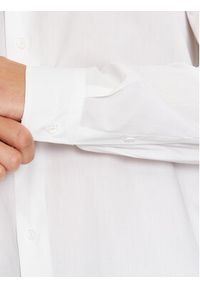 Just Cavalli Koszula 75OALYS4 Biały Slim Fit. Kolor: biały. Materiał: bawełna #4