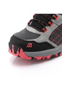 ALPINE PRO - Buty trekkingowe niskie Alpine Pro Lopre Vibram. Kolor: różowy. Materiał: welur, skóra