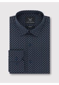 PAKO LORENTE – Koszula w kolorze granatowym w mikrowzór P24SF-1X-028-G-S - Pako Lorente. Okazja: na co dzień. Kolor: niebieski. Materiał: jeans, elastan. Styl: casual #4