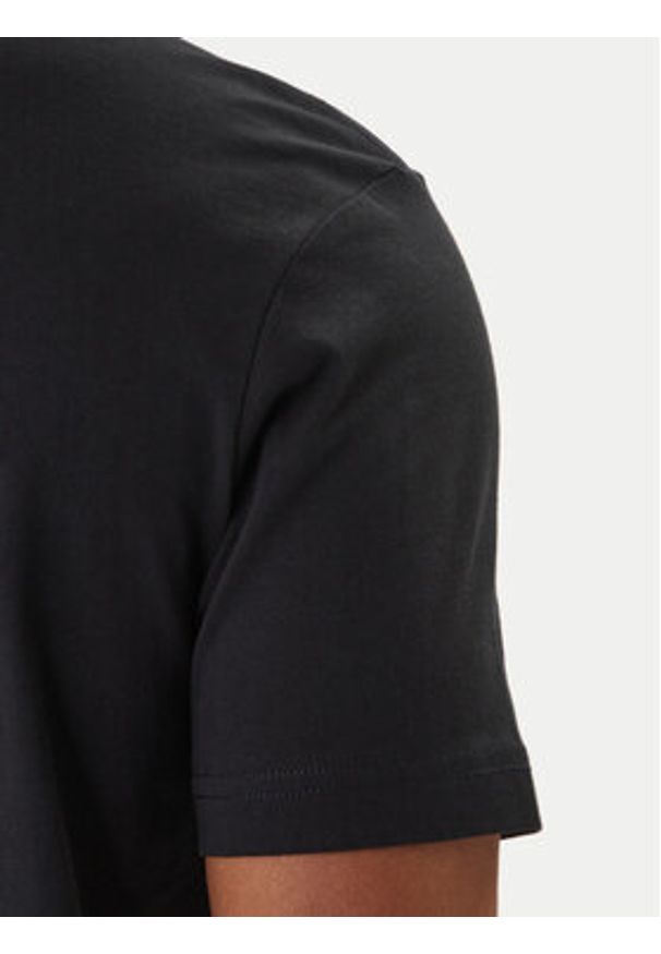 Napapijri T-Shirt Lodestar NP0A4FGY Czarny Regular Fit. Kolor: czarny. Materiał: bawełna