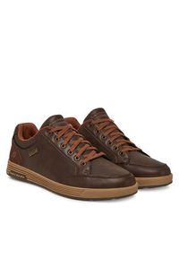 skechers - Skechers Sneakersy Sparkman 210944/CHOC Brązowy. Kolor: brązowy. Materiał: skóra #6