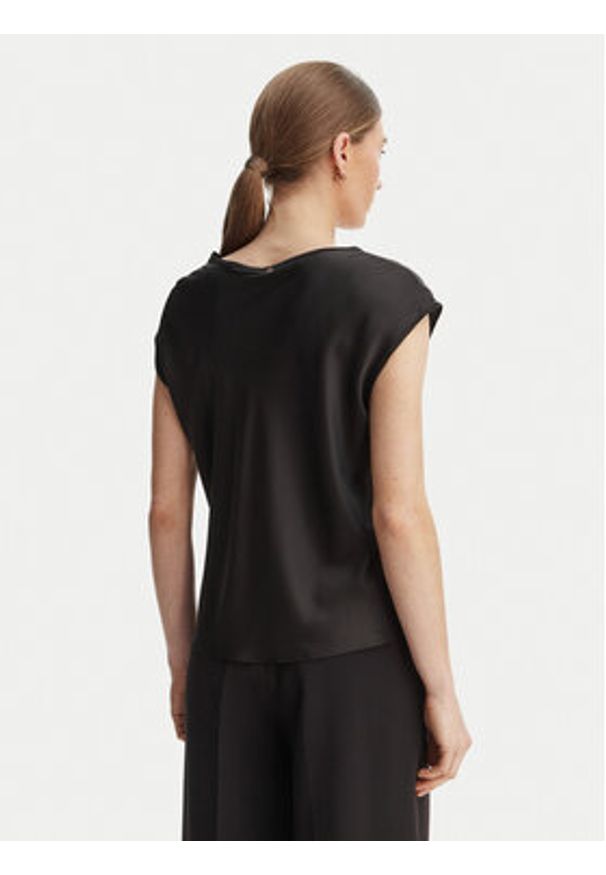 Rinascimento Bluzka CFC0127631003 Czarny Regular Fit. Kolor: czarny. Materiał: syntetyk