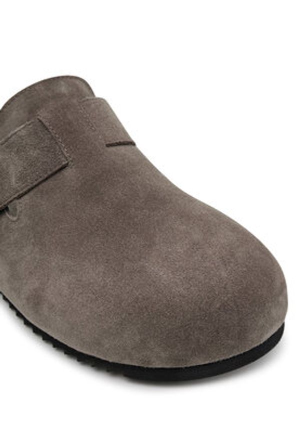 Vic Matié Klapki 1G8858U E46X050325 Szary. Kolor: szary. Materiał: zamsz, skóra