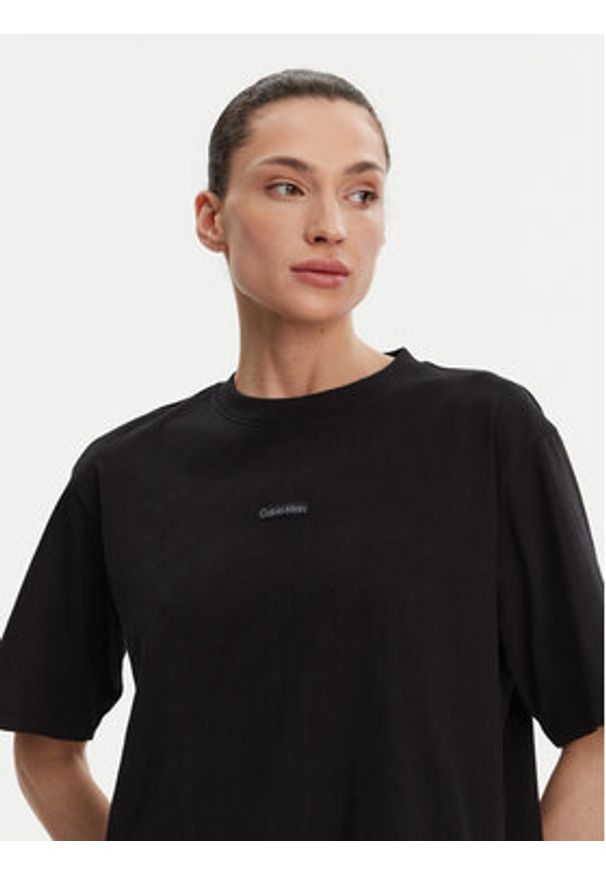 Calvin Klein Jeans Sukienka codzienna J20J225289 Czarny Relaxed Fit. Okazja: na co dzień. Kolor: czarny. Materiał: bawełna. Typ sukienki: proste. Styl: casual