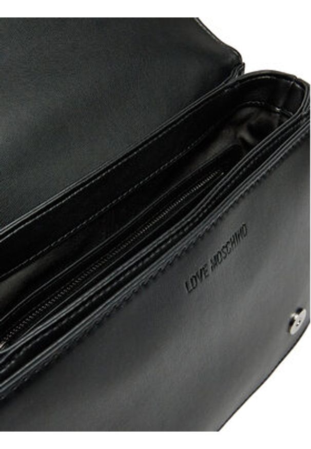 Love Moschino - LOVE MOSCHINO Torebka JC4000PP1MLA000B Czarny. Kolor: czarny. Materiał: skórzane