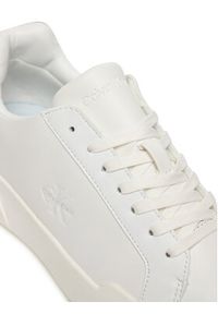Calvin Klein Sneakersy Chunky Cupsole Lace Up Lth Met YW0YW01948 Biały. Kolor: biały. Materiał: skóra #6