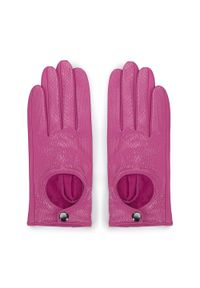 Wittchen - Damskie rękawiczki samochodowe ze skóry lizard różowe. Kolor: różowy. Materiał: skóra. Wzór: gładki. Sezon: wiosna, jesień. Styl: elegancki #4