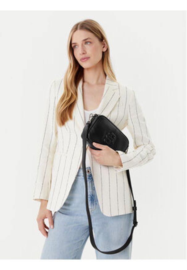 BOSS Torebka 50547969 Czarny. Kolor: czarny. Materiał: skórzane