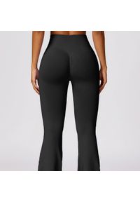 Intica - Legginsy sportowe push-up z wysokim stanem do treningu Chrysi. Stan: podwyższony. Kolor: czarny. Materiał: materiał. Sport: fitness #4