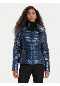 Morgan Kurtka zimowa 242-GELOLA Niebieski Regular Fit. Kolor: niebieski. Materiał: syntetyk. Sezon: zima #1