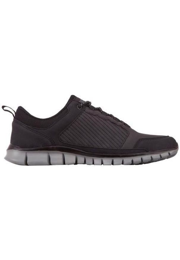 Buty do chodzenia męskie Kappa Tumelo. Zapięcie: sznurówki. Kolor: czarny. Materiał: materiał, syntetyk, tkanina. Szerokość cholewki: normalna. Sport: turystyka piesza