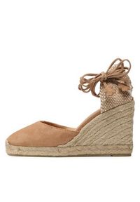 Castañer Espadryle Carina/8/007 021740-2008 Beżowy. Kolor: beżowy. Materiał: skóra #6