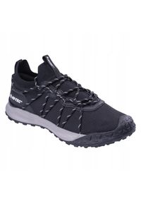 Hi-tec - Męskie Buty Turystyczne Stricko. Kolor: czarny. Sport: turystyka piesza
