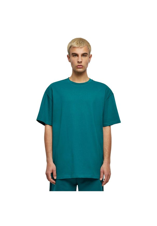 BUILD YOUR BRAND - Ponadwymiarowa Koszulka Dla Dorosłych Unisex Heavyweight. Kolor: niebieski