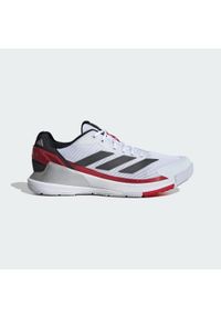 Adidas - Buty Crazyquick Padel. Zapięcie: zamek. Kolor: czerwony, biały, wielokolorowy, czarny. Sport: tenis #1