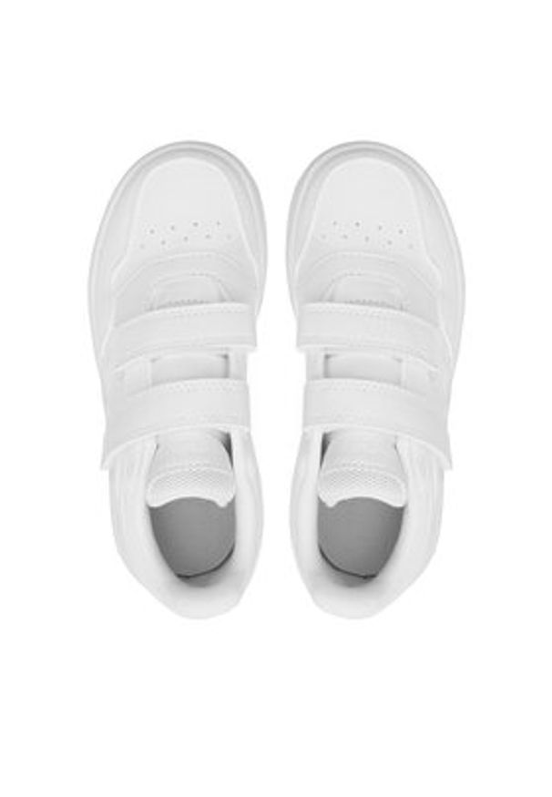 Adidas - adidas Sneakersy Hoops Lifestyle Basketball Hook-and-Loop GW0436 Biały. Kolor: biały. Materiał: materiał. Sport: koszykówka