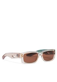Nike Okulary przeciwsłoneczne Variant I EV24013 113 Beżowy. Kolor: beżowy