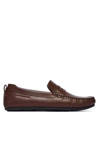 TOMMY HILFIGER - Tommy Hilfiger Mokasyny Core Hilfiger Leather Driver FM0FM05790 Brązowy. Kolor: brązowy. Materiał: skóra #1