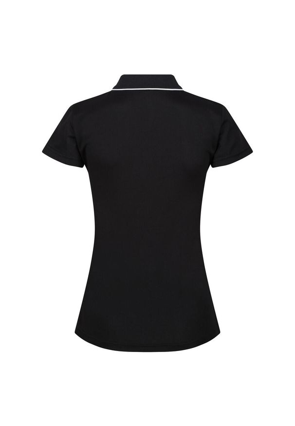 Regatta - Koszulka Polo Damska Maverick V. Typ kołnierza: polo. Kolor: czarny