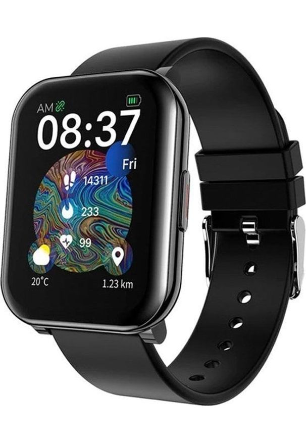Smartwatch Kumi KU2 Pro Enhanced Czarny (KU-KU2Pro/BK). Rodzaj zegarka: smartwatch. Kolor: czarny