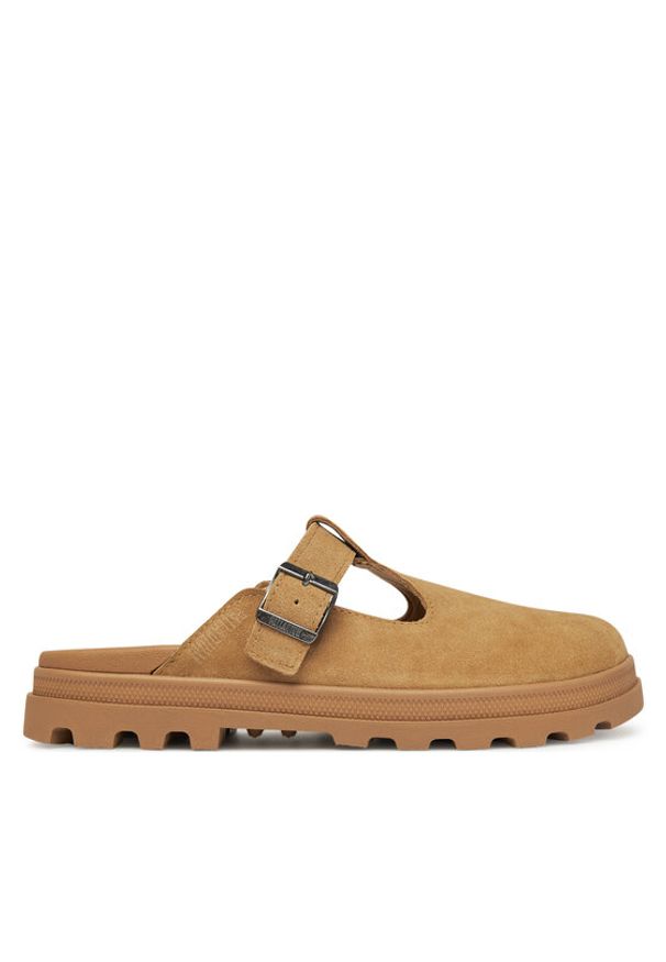 Palladium Klapki Dunelite Pyla Sde 74454-252-M Brązowy. Kolor: brązowy. Materiał: skóra, zamsz