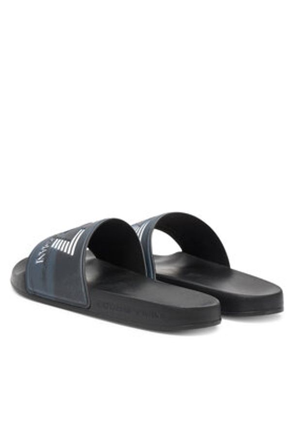 EA7 Emporio Armani Klapki 7X000108 AF15118 MC135 Czarny. Kolor: czarny