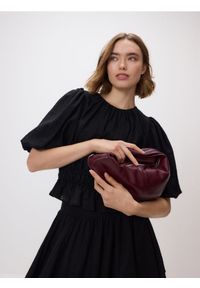 Reserved - Torebka hobo - mahoniowy. Kolor: brązowy. Materiał: skórzane #1