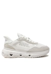 Karl Lagerfeld - KARL LAGERFELD Sneakersy KL64624 Biały. Kolor: biały. Materiał: zamsz, skóra #1