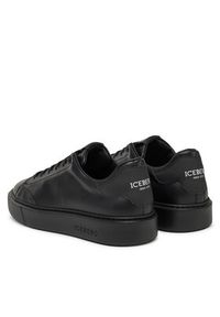 Iceberg Sneakersy IU163407 Niebieski. Kolor: czarny. Materiał: skóra #2