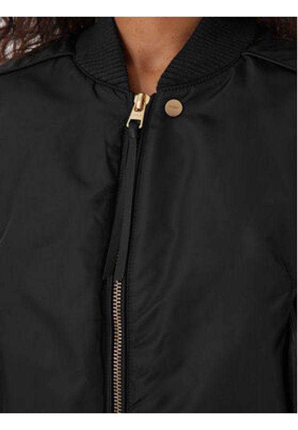 Hugo - HUGO Kurtka bomber Ferida-2 50550687 Czarny Relaxed Fit. Kolor: czarny. Materiał: syntetyk