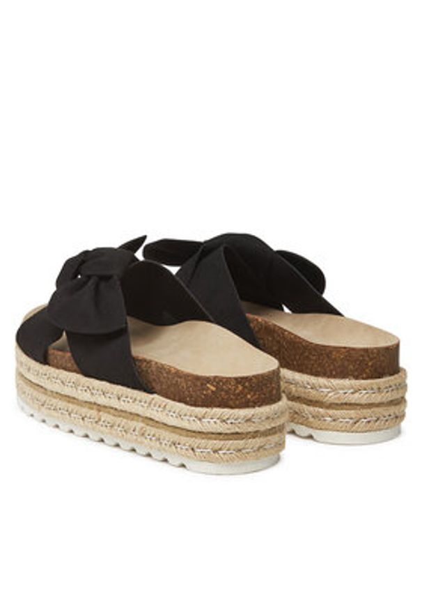 DeeZee Espadryle CT0626-16 Czarny. Kolor: czarny. Materiał: materiał