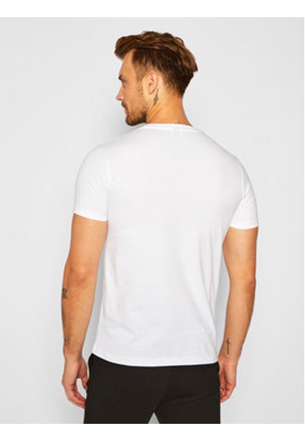 Ellesse T-Shirt Voodoo SHB06835 Biały Regular Fit. Kolor: biały. Materiał: bawełna