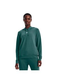 Bluza sportowa damska Under Armour 1369855722. Typ kołnierza: kaptur. Kolor: zielony #1