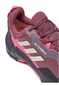 Adidas - adidas Trekkingi Terrex AX4 GORE-TEX IH3520 Bordowy. Kolor: czerwony. Materiał: mesh, materiał