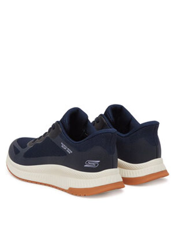 skechers - Skechers Sneakersy Bobs Squad 4-Staple Look 117624/NVY Granatowy. Kolor: niebieski. Materiał: materiał