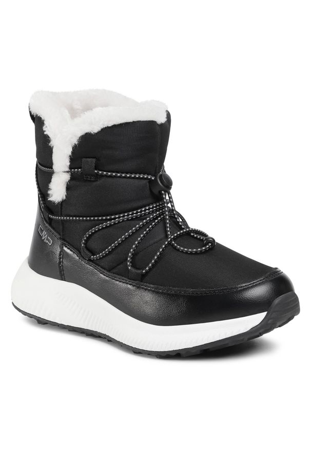 Śniegowce CMP - Sheratan Wmn Lifestyle Shoes Wp 30Q4576 Nero U901. Kolor: czarny. Materiał: skóra, materiał. Szerokość cholewki: normalna