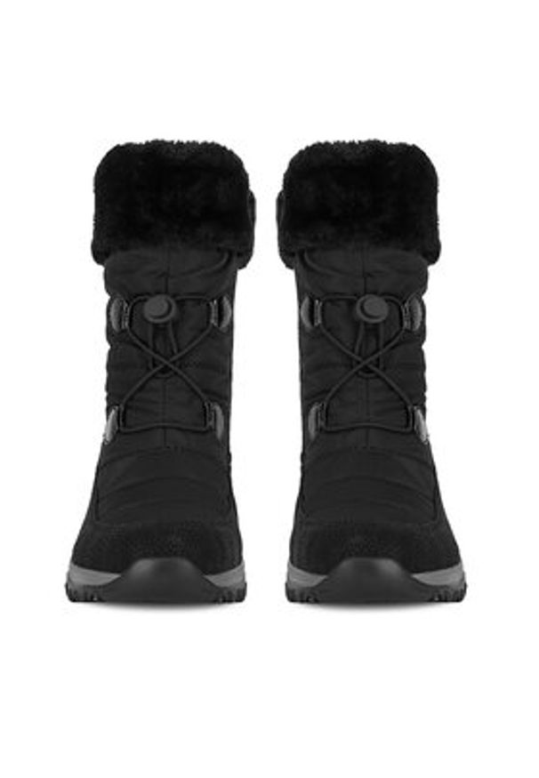 Rieker Śniegowce M9683-00 Czarny. Kolor: czarny. Materiał: materiał