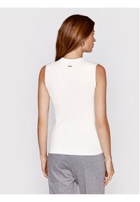BOSS - Boss Top Feskies 50473237 Biały Slim Fit. Kolor: biały. Materiał: wiskoza #2