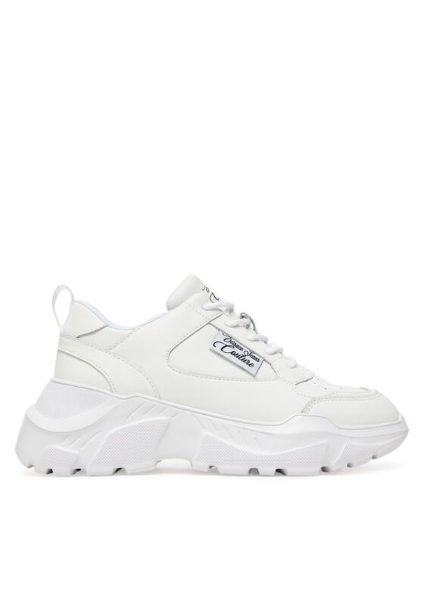 Versace Jeans Couture Sneakersy 79VA3SC2 ZPB23 003 Biały. Kolor: biały. Materiał: skóra