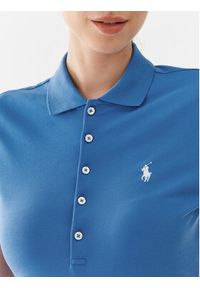 Polo Ralph Lauren Polo 211870236006 Niebieski Regular Fit. Typ kołnierza: polo. Kolor: niebieski #5