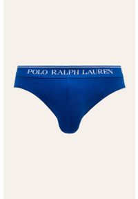 Polo Ralph Lauren - Slipy (3-pack). Kolor: niebieski. Materiał: bawełna, dzianina, elastan. Wzór: gładki #5