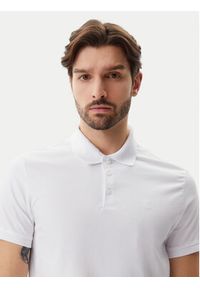 Calvin Klein Jeans Polo LV040HM281 Biały Regular Fit. Typ kołnierza: polo. Kolor: biały. Materiał: bawełna #5