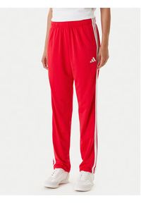Adidas - adidas Dres Essentials 3-Stripes JD2684 Czerwony Regular Fit. Kolor: czerwony. Materiał: syntetyk #4