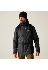 Regatta - Kurtka męska zimowa ocieplana Thornridge. Kolor: szary, wielokolorowy, brązowy. Materiał: tkanina, puch. Sezon: zima. Sport: turystyka piesza #1