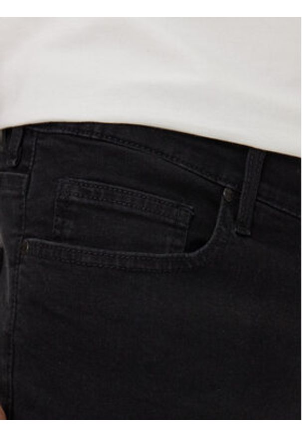 Mustang Jeansy Frisco 1016792 4000 Czarny Skin Fit. Kolor: czarny