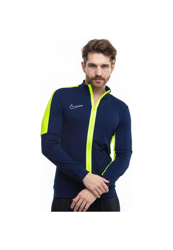 Bluza sportowa męska Nike Dri-FIT Academy 23. Okazja: na uczelnię. Kolor: niebieski. Styl: sportowy